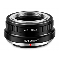 Adapter bagnetowy K&F Concept M42/Nikon Z - Adapter bagnetowy K&F Concept M42/Nikon Z - mdronpl-adapter-bagnetowy-kf-concept-m42-nikon-z-01.jpg