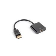 Adapter Displayport(M) 1.2-HDMI(F) na kablu 10cm czarny Lanberg - Adapter Displayport(M) 1.2-HDMI(F) na kablu 10cm czarny Lanberg - mdronpl-adpater-displayport(m)-hdmi(f)-lanberg-1.jpg