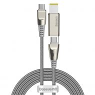 Kabel 2w1 Baseus Flash Series USB-C/wtyczka Lenovo 100W 2m szary - Kabel 2w1 Baseus Flash Series USB-C/wtyczka Lenovo 100W 2m szary - mdronpl-kabel-2w1-baseus-flash-series-usb-c-do-usb-c-wtyczka-lenovo-100w-2m-szary-1.jpg