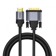 Kabel HDMI - DVI Baseus Enjoyment Series 4K 1m szary - Kabel HDMI - DVI Baseus Enjoyment Series 4K 1m szary - mdronpl-kabel-hdmi-do-dvi-baseus-enjoyment-series-4k-1m-szary-1.jpg