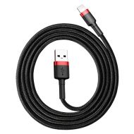 Kabel Lightning USB Baseus Cafule 2A 3m czarno-czerwony - Kabel Lightning USB Baseus Cafule 2A 3m czarno-czerwony - mdronpl-kabel-lightning-usb-baseus-cafule-2a-3m-czarno-czerwony-1.jpg