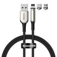 Kabel magnetyczny USB-C microUSB Lightning Baseus Zinc 2A 1m czarny - Kabel magnetyczny USB-C microUSB Lightning Baseus Zinc 2A 1m czarny - mdronpl-kabel-magnetyczny-usb-c-micro-usb-lightning-baseus-zinc-2a-1m-czarny-1.jpg