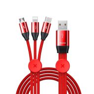 Kabel USB 3w1 Baseus Car Co-sharing 3.5A 1m czerwony - Kabel USB 3w1 Baseus Car Co-sharing 3.5A 1m czerwony - mdronpl-kabel-usb-3w1-baseus-car-co-sharing-micro-usb-c-lightning-3-5a-1m-czerwony-1.jpg