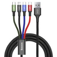Kabel USB Baseus Fast 4w1 3.5A 1.2m czarny - Kabel USB Baseus Fast 4w1 3.5A 1.2m czarny - mdronpl-kabel-usb-baseus-4w1-1.jpg