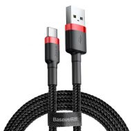 Kabel USB-C Baseus Cafule 2A 3m czerwono-czarny - Kabel USB-C Baseus Cafule 2A 3m czerwono-czarny - mdronpl-kabel-usb-c-baseus-cafule-2a-3m-czerwono-czarny-1.jpg