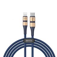 Kabel Baseus BMX Double-deck USB-C do Lightning 18W 1,8m niebiesko-złoty - mdronpl-kabel-usb-c-do-lightning-baseus-bmx-double-deck-mfi-power-delivery-18w-1-8m-niebiesko-zloty-1.jpg