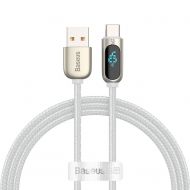 Kabel USB do USB-C Baseus Display 5A 1m biały - Kabel USB do USB-C Baseus Display 5A 1m biały - mdronpl-kabel-usb-do-usb-c-baseus-display-5a-1m-bialy-01.jpg