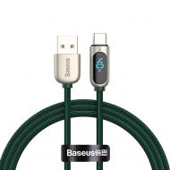 Kabel USB do USB-C Baseus Display 5A 1m zielony - Kabel USB do USB-C Baseus Display 5A 1m zielony - mdronpl-kabel-usb-do-usb-c-baseus-display-5a-1m-zielony-01.jpg