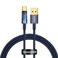 Kabel USB do USB-C Baseus Explorer 100W 1m niebieski - Kabel USB do USB-C Baseus Explorer 100W 1m niebieski - mdronpl-kabel-usb-do-usb-c-baseus-explorer-100w-1m-niebieski-01.jpg