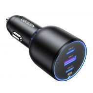 Ładowarka samochodowa Ugreen CD293 2XUSB-C PD+ 130W czarna - Ładowarka samochodowa Ugreen CD293 2XUSB-C PD+ 130W czarna - mdronpl-ladowarka-samochodowa-ugreen-cd293-2xusb-c-pd-usb-a-130w-czarna-01.jpg