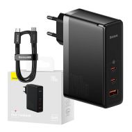 Ładowarka sieciowa Baseus GaN5 Pro 2xUSB-C+USB 140W - Ładowarka sieciowa Baseus GaN5 Pro 2xUSB-C+USB 140W - mdronpl-ladowarka-sieciowa-baseus-gan5-pro-2xusb-c-usb-140w-czarna-01.jpg