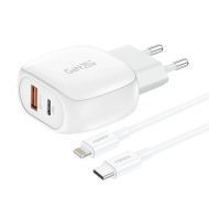 Ładowarka sieciowa Foneng EU41 20W + kabel USB-C-Lightning (biała) - Ładowarka sieciowa Foneng EU41 20W + kabel USB-C-Lightning (biała) - mdronpl-ladowarka-sieciowa-foneng-eu41-usb-c-usb-a-20w-kabel-usb-c-lightning-biala-01.jpg