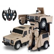 Samochód RC Rastar Land Rover Transformer 1:14 2.4GHz RTR beżowy - Samochód RC Rastar Land Rover Transformer 1:14 2.4GHz RTR beżowy - mdronpl-land-rover-transformer-1-14-rtr-bezowy-1.jpg