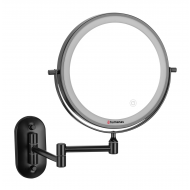 Lustro łazienkowe Humanas HS-BM01 z podświetleniem LED czarne - Lustro łazienkowe Humanas HS-BM01 z podświetleniem LED czarne - mdronpl-lustro-lazienkowe-humanas-hs-bm01-z-podswietleniem-led-czarne-01.jpg