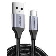 Kabel USB-C Ugreen QC3.0 3A 2m czarny  - Kabel USB-C Ugreen QC3.0 2m czarny - mdronpl-niklowany-kabel-usb-c-qc3-0-ugreen--z-aluminiowa-wtyczka-czarny-1.jpg