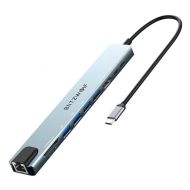 Stacja dokująca Blitzwolf BW-TH5 10w1 USB-C (srebrny) - Stacja dokująca Blitzwolf BW-TH5 10w1 USB-C (srebrny) - mdronpl-stacja-dokujaca-blitzwolf-bw-th5-10w1-usb-c-srebrny-01.jpg