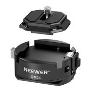 Szybkozłączka i płytka Neewer GM34 Arca-Swiss - Szybkozłączka i płytka Neewer GM34 Arca-Swiss - mdronpl-szybkozlaczka-i-plytka-neewer-gm34-arca-swiss-01.jpg