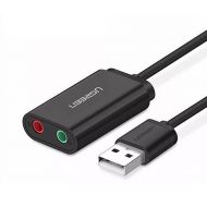 Zewnętrzna karta dźwiękowa USB Ugreen 15cm czarny - Zewnętrzna karta dźwiękowa USB Ugreen 15cm czarny - mdronpl-zewnetrzna-karta-dzwiekowa-usb-ugreen-15cm-czarny-01.jpg