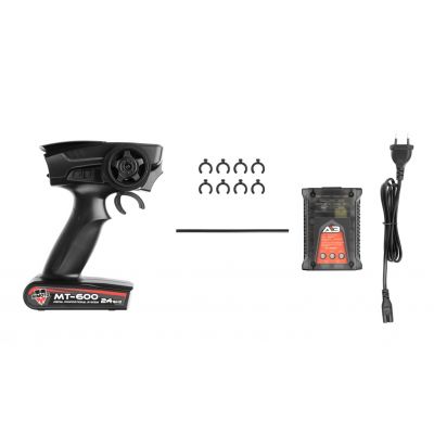 Samochód RC HiMOTO 1:10 Monster Truck Bezszczotkowy 2.4 GHz RTR Żółty Samochód RC HiMOTO 1:10 Monster Truck Bezszczotkowy 2.4 GHz RTR Żółty