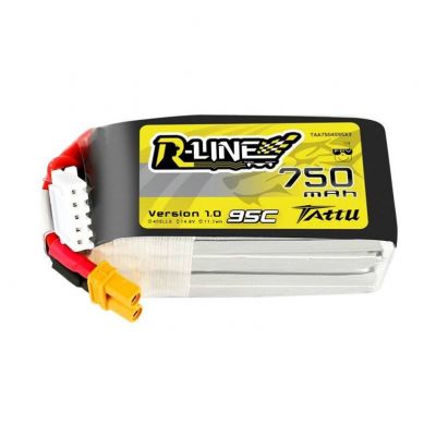 Akumulator bateria Tattu R-Line 750mAh 14.8V 95C 4S1P XT30