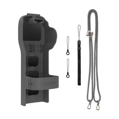 Etui ochronne Sunnylife z paskiem i smyczą do DJI Osmo Pocket 3 (szare) Etui ochronne Sunnylife z paskiem i smyczą do DJI Osmo Pocket 3 (szare)