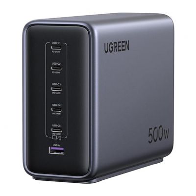 Ładowarka sieciowa Ugreen Nexode X759 500W 5xUSB-C