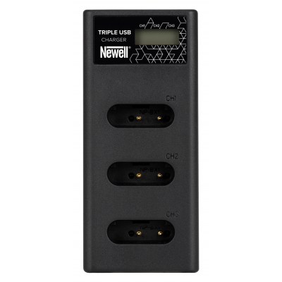 Ładowarka trzykanałowa Newell CD-USB-C do akumulatorów NP-BX1 do Sony