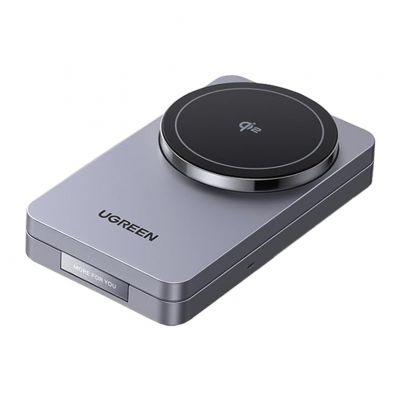 Magnetyczna ładowarka bezprzewodowa 2w1 Ugreen W706 MagSafe 15W (czarna) Magnetyczna ładowarka bezprzewodowa 2w1 Ugreen W706 MagSafe 15W (czarna)