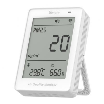 Miernik jakości powietrza WiFi LCD Sonoff AirGuard PM2.5 SAWF-07P Miernik jakości powietrza WiFi LCD Sonoff AirGuard PM2.5 SAWF-07P
