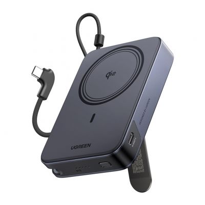 Powerbank Ugreen PB568 10000mAh 30W magnetyczny (szary) Powerbank Ugreen PB568 10000mAh 30W magnetyczny (szary)