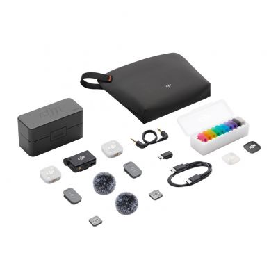 System mikrofonów bezprzewodowych DJI Mic Mini 2 (2TX+1RX+Etui ładujące)
