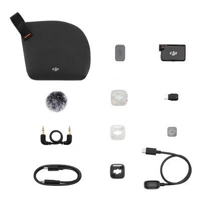 System mikrofonów bezprzewodowych DJI Mic Mini 2S 1TX, 1RX System mikrofonów bezprzewodowych DJI Mic Mini 2S 1TX, 1RX