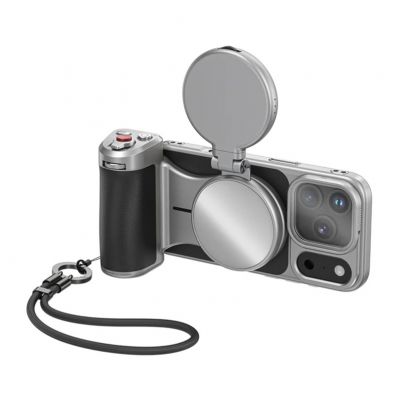 Uchwyt Telesin Master Grip do iPhone 17 Pro Max zestaw All-in-One lampa + filtr