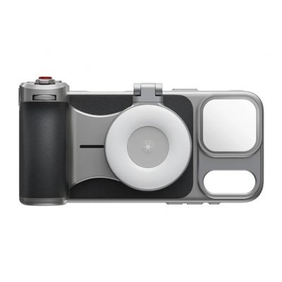 Uchwyt Telesin Master Grip do iPhone 17 Pro zestaw All-in-One lampa + filtr