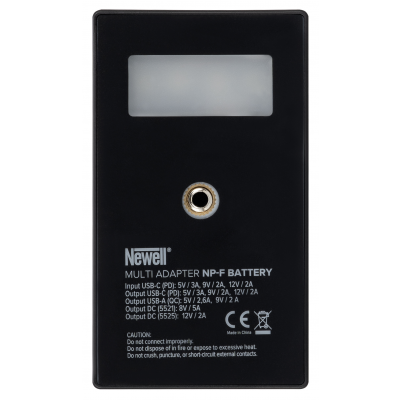 Uniwersalny adapter Newell DC-USB do akumulatorów NP-F Uniwersalny adapter Newell DC-USB do akumulatorów NP-F