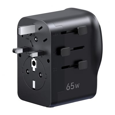 Uniwersalny adapter podróżny/ładowarka sieciowa Ugreen S550 65W Uniwersalny adapter podróżny/ładowarka sieciowa Ugreen S550 65W