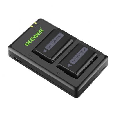 Zestaw 2x akumulator zamiennik NP-FW50 + ładowarka