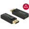 Adapter Displayport(M) 1.2-HDMI(F) aktywny czarny Delock