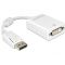 Adapter Displayport(M)-DVI(F)(24+5) Dual Link 20cm biały Delock