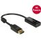 Adapter Displayport(M) 1.2-HDMI(F) pasywny czarny Delock