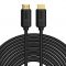 Kabel HDMI 2.0 Baseus 4K 60Hz 3D HDR 18Gbps 12m czarny