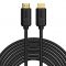 Kabel HDMI 2.0 Baseus 4K 60Hz 3D HDR 18Gbps 15m czarny