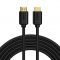 Kabel HDMI 2.0 Baseus 4K 30Hz 3D HDR 18Gbps 5m czarny