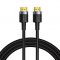 Kabel HDMI 2.0 Baseus Cafule, 4K, 3D, 3m czarno-szary