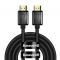 Kabel HDMI 2.1 Baseus High Definition Series 8K 60Hz 3D HDR 48Gbps 1m czarny