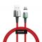 Kabel magnetyczny microUSB Baseus Zinc 2.4A 1m czerwony