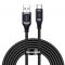 Kabel USB-C Baseus Flash QC3.0, SCP, AFC, 5A 2m szary