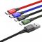 Kabel USB Baseus Fast 4w1 3.5A 1.2m czarny