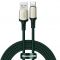 Kabel USB-C Baseus Cafule VOOC QC 5A 2m zielony