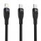 Kabel Baseus Flash Series 2w1 USB-C/Lightning 100W 1.2m czarny